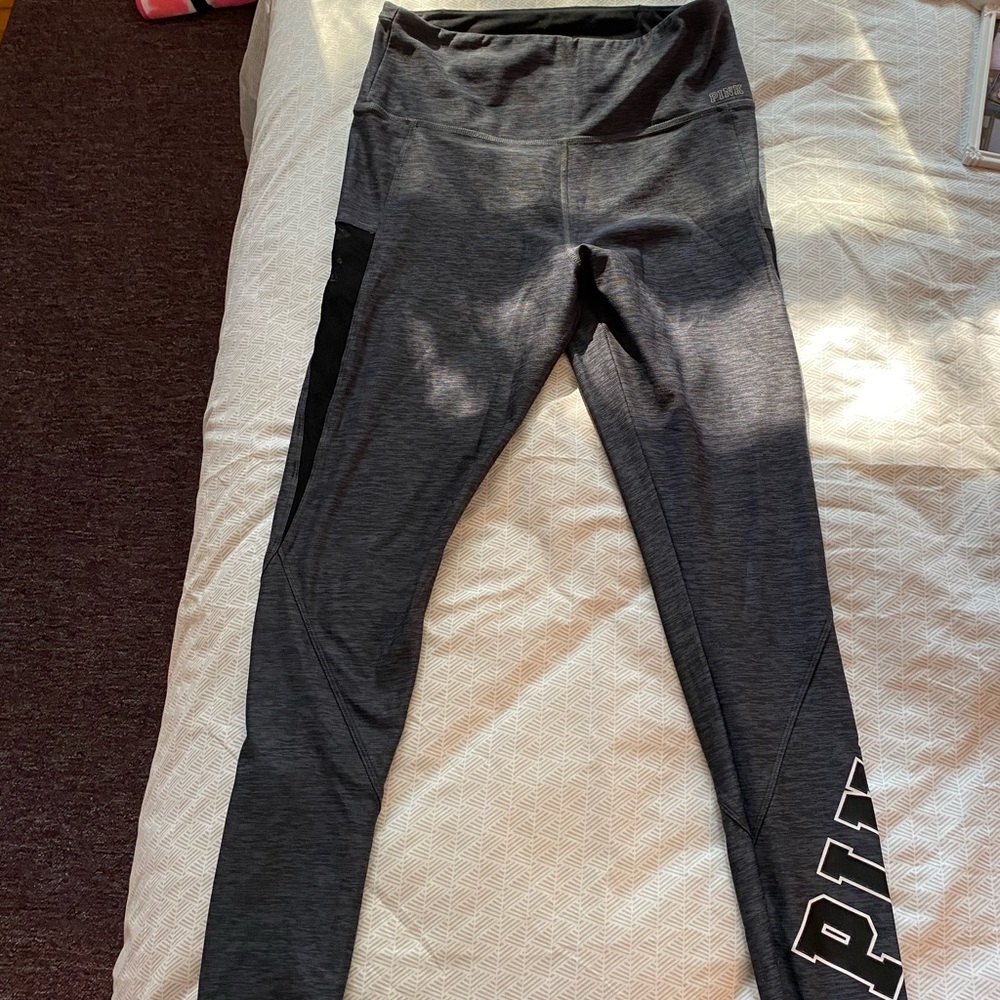 PINK VS full length legging with mesh sides